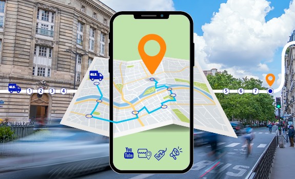 Écran de suivi de colis avec Engage Plus de GLS Écran de suivi de colis avec Engage Plus de GLS